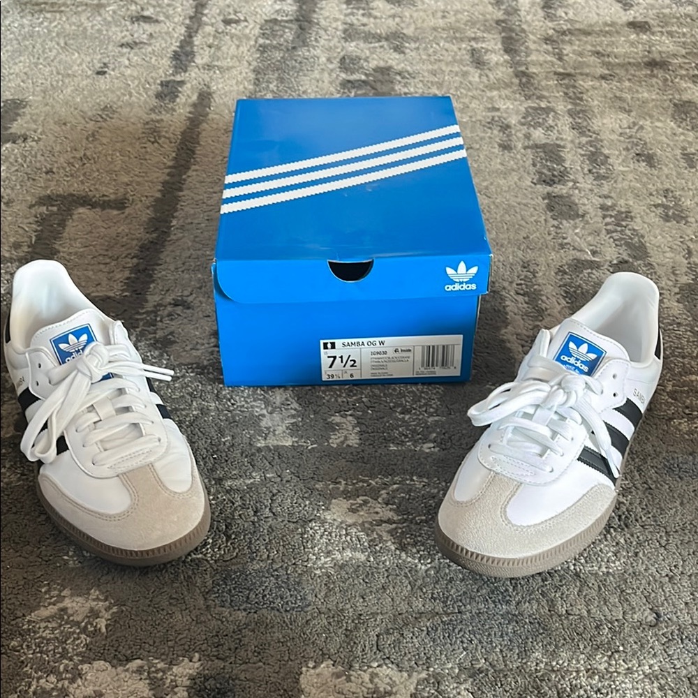 adidas Samba Women's Sneakers - White and Black